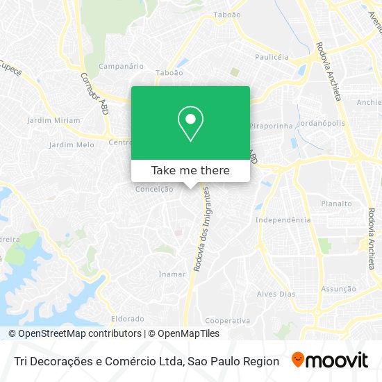 Tri Decorações e Comércio Ltda map