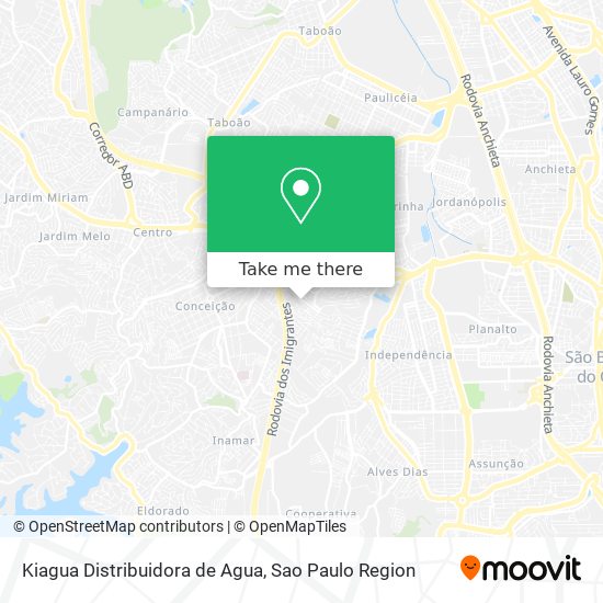Kiagua Distribuidora de Agua map