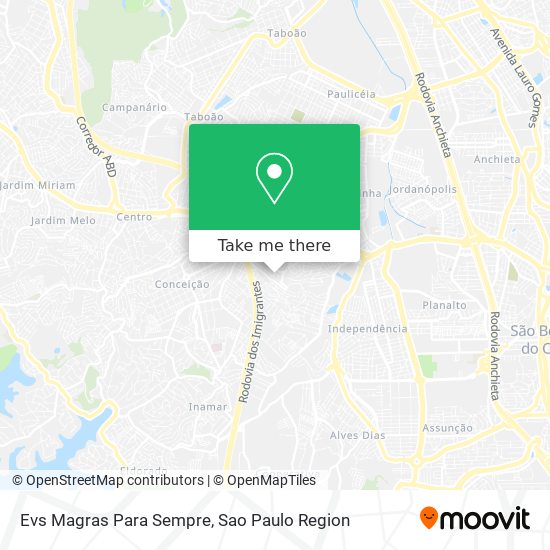 Evs Magras Para Sempre map