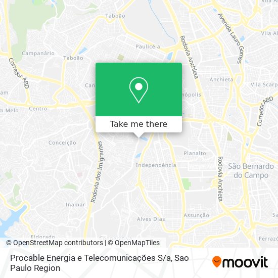 Procable Energia e Telecomunicações S / a map