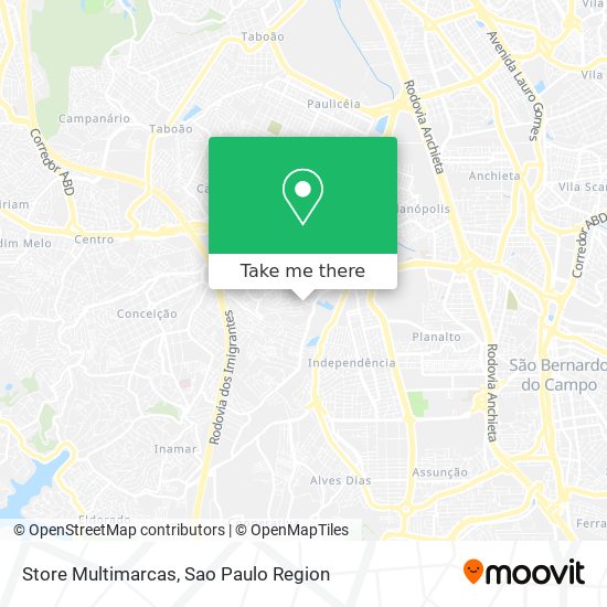 Store Multimarcas map