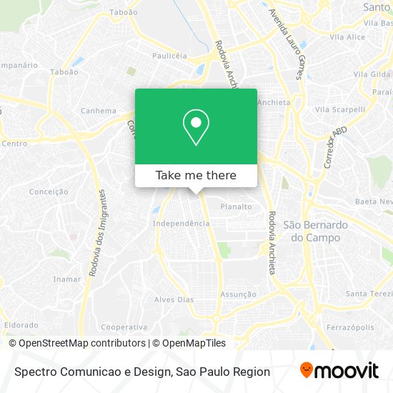 Spectro Comunicao e Design map