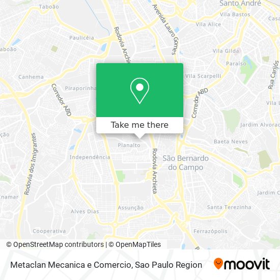 Metaclan Mecanica e Comercio map