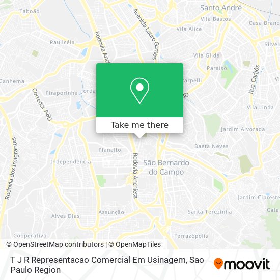 T J R Representacao Comercial Em Usinagem map