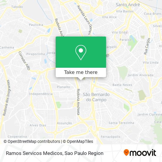 Ramos Servicos Medicos map