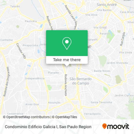 Mapa Condominio Edificio Galicia I
