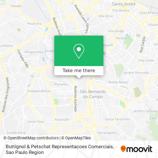 Buttignol & Petschat Representacoes Comerciais map