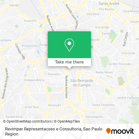 Revimper Representacoes e Consultoria map