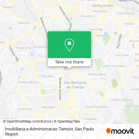 Imobiliaria e Administracao Tamoio map