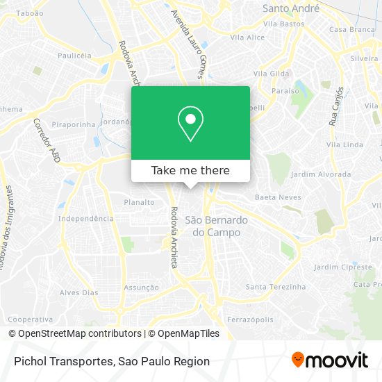 Pichol Transportes map