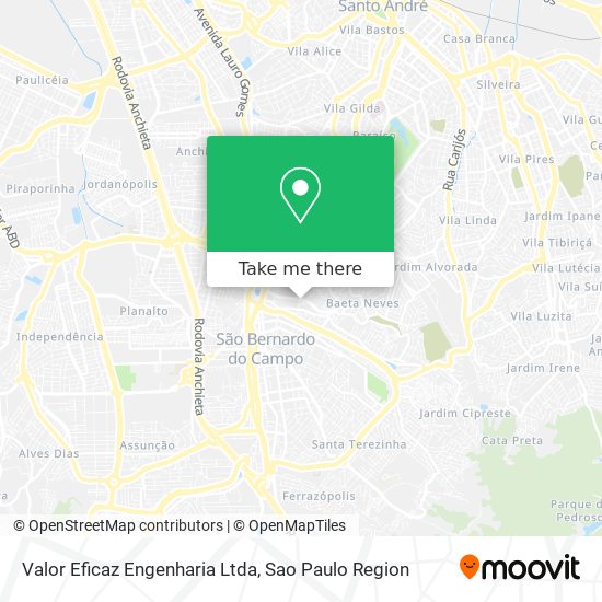 Valor Eficaz Engenharia Ltda map