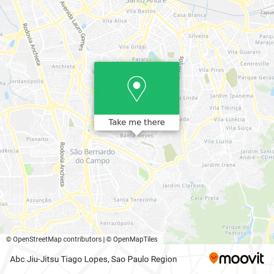 Abc Jiu-Jitsu Tiago Lopes map