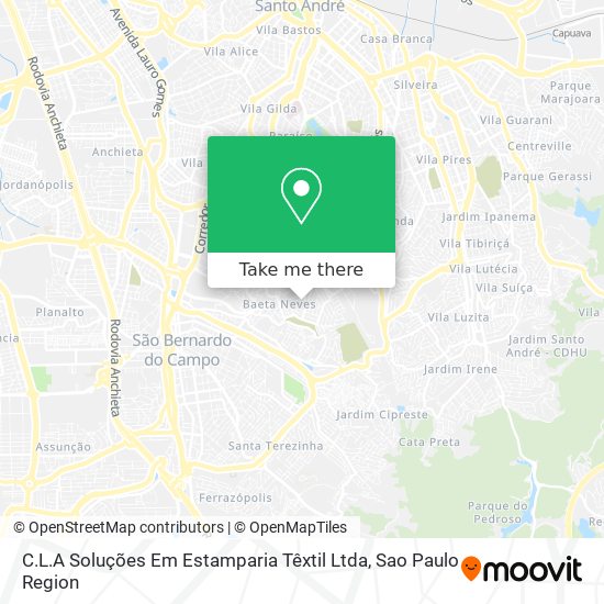 C.L.A Soluções Em Estamparia Têxtil Ltda map