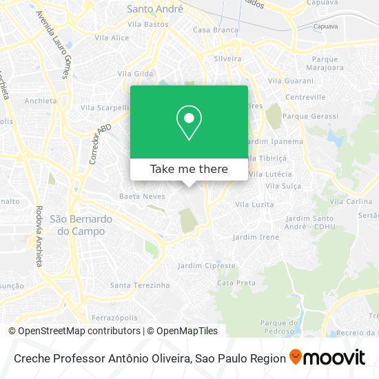 Creche Professor Antônio Oliveira map