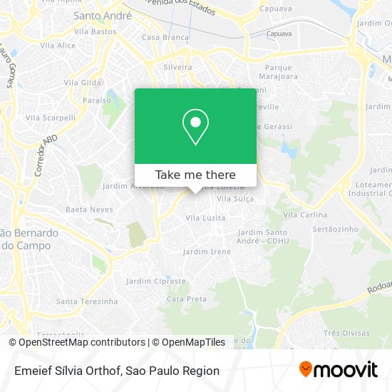 Emeief Sílvia Orthof map