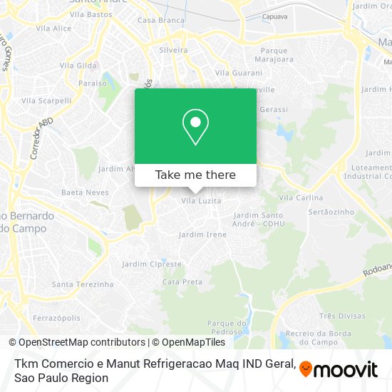 Tkm Comercio e Manut Refrigeracao Maq IND Geral map
