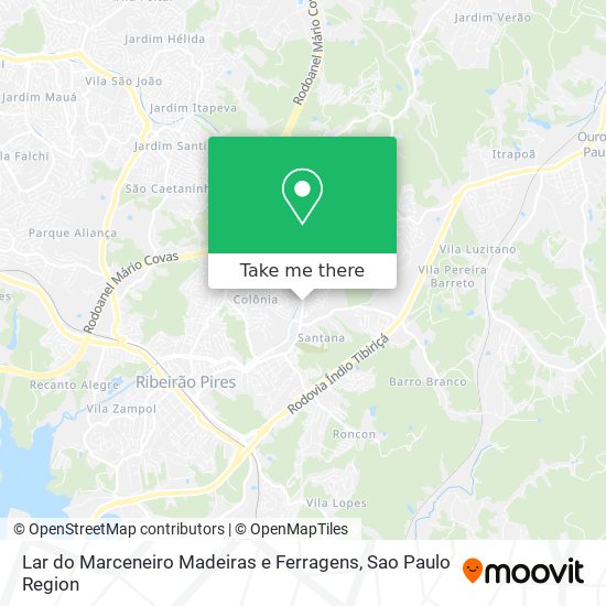 Lar do Marceneiro Madeiras e Ferragens map