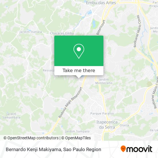 Bernardo Kenji Makiyama map