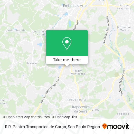 R.R. Pastro Transportes de Carga map