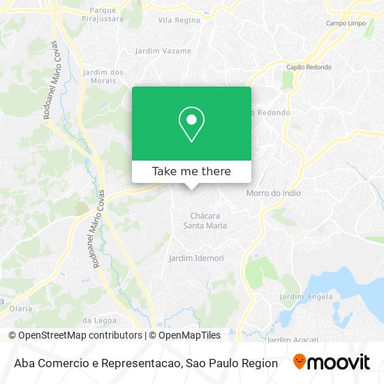 Mapa Aba Comercio e Representacao