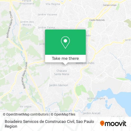 Boiadeiro Servicos de Construcao Civil map