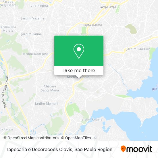 Tapecaria e Decoracoes Clovis map