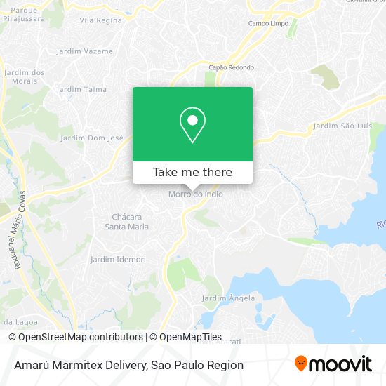 Mapa Amarú Marmitex Delivery