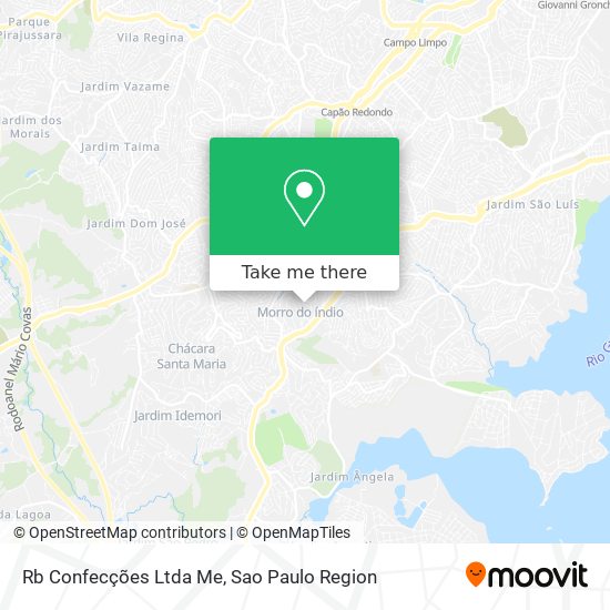 Mapa Rb Confecções Ltda Me