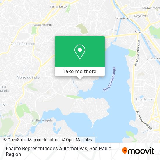 Faauto Representacoes Automotivas map