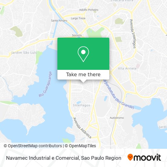 Mapa Navamec Industrial e Comercial