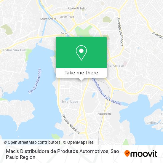 Mac's Distribuidora de Produtos Automotivos map