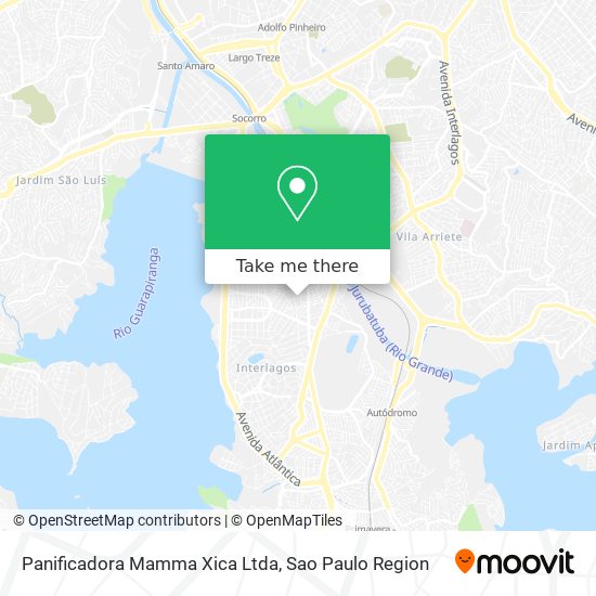 Panificadora Mamma Xica Ltda map