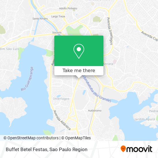 Buffet Betel Festas map