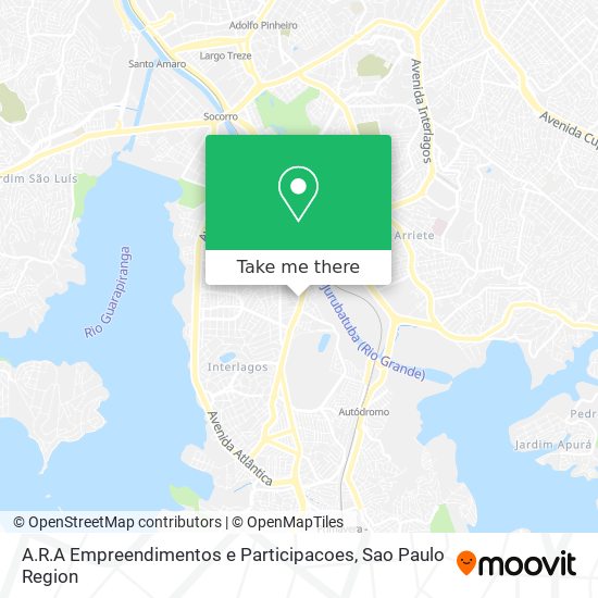 A.R.A Empreendimentos e Participacoes map