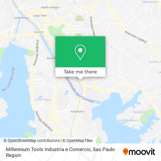 Mapa Millennium Tools Industria e Comercio