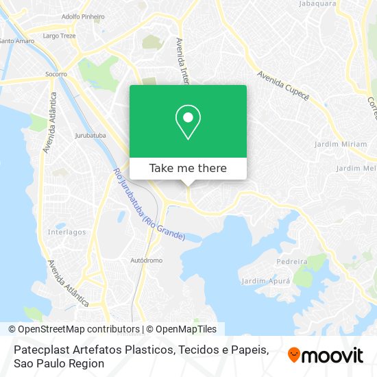 Patecplast Artefatos Plasticos, Tecidos e Papeis map