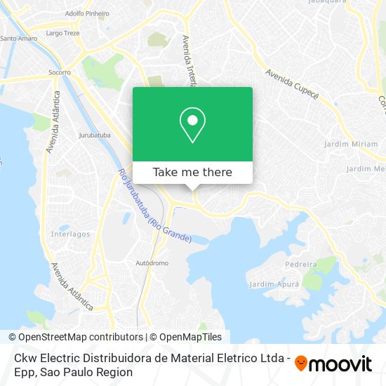 Ckw Electric Distribuidora de Material Eletrico Ltda - Epp map