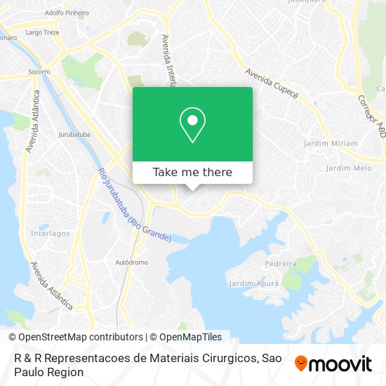 R & R Representacoes de Materiais Cirurgicos map