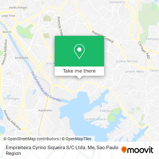 Empreiteira Cyrino Siqueira S / C Ltda. Me map