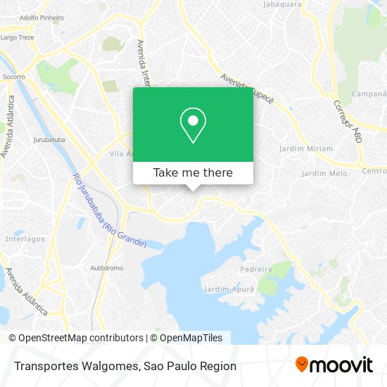 Transportes Walgomes map