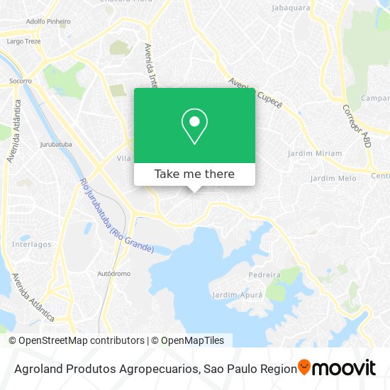 Agroland Produtos Agropecuarios map