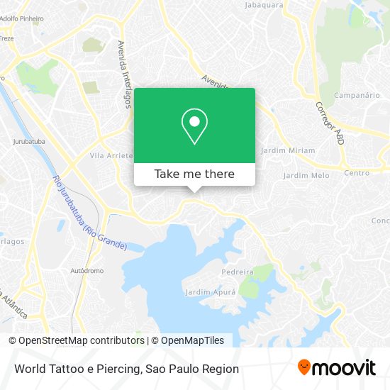 World Tattoo e Piercing map