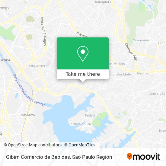 Gibim Comercio de Bebidas map