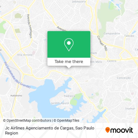 Jc Airlines Agenciamento de Cargas map