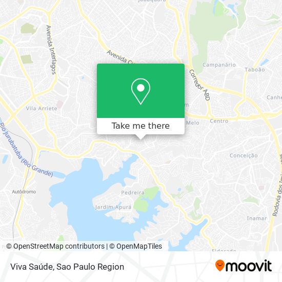 Viva Saúde map