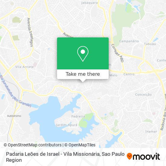 Padaria Leões de Israel - Vila Missionária map