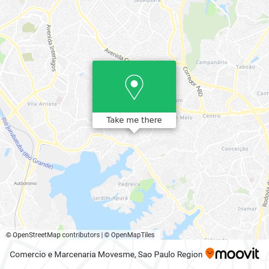 Comercio e Marcenaria Movesme map