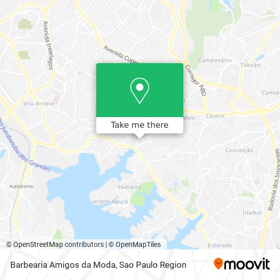 Barbearia Amigos da Moda map