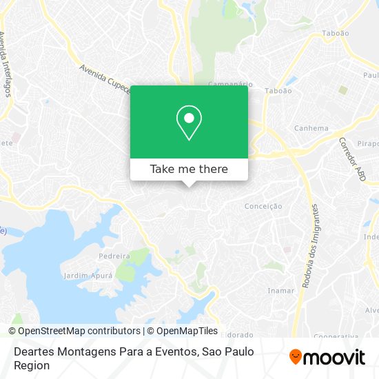 Deartes Montagens Para a Eventos map