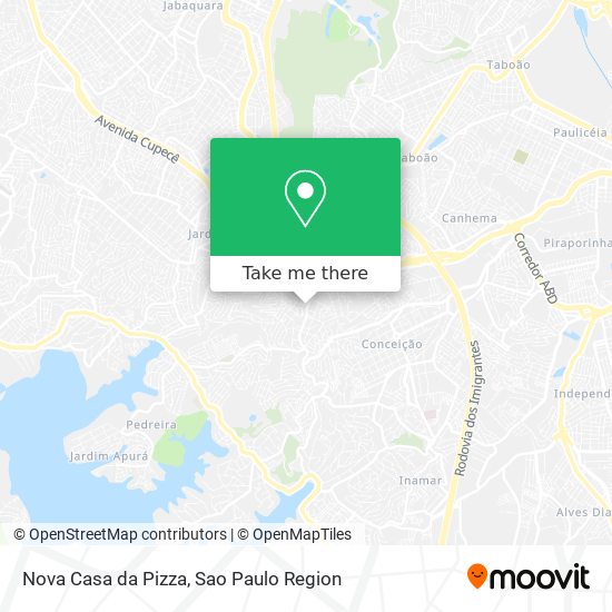 Nova Casa da Pizza map